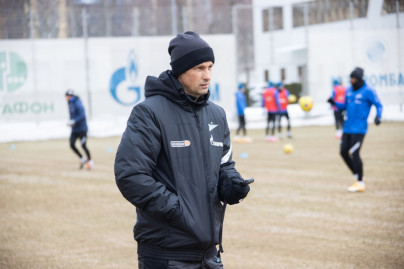 Тренировка «Зенита» перед матчем с «Ахматом»