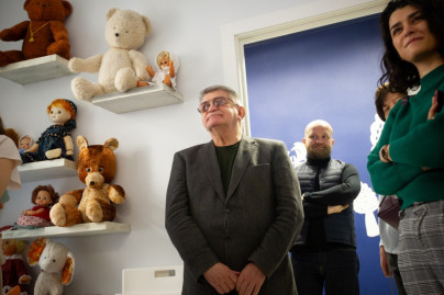 Анатолий Тимощук на открытии Инклюзивного детского центра «Антон тут рядом»