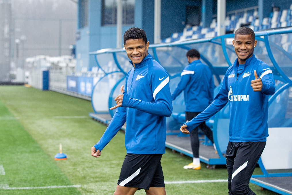 Совместная тренировка «Зенита» и «Зенита»-м