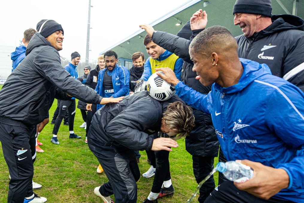 Совместная тренировка «Зенита» и «Зенита»-м