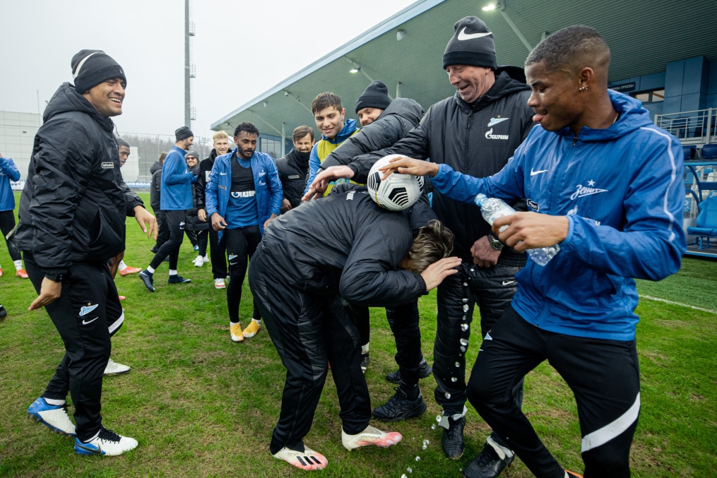 Совместная тренировка «Зенита» и «Зенита»-м