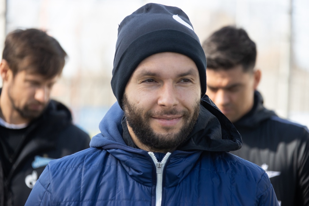 Тренировка «Зенита» перед матчем с «Краснодаром»