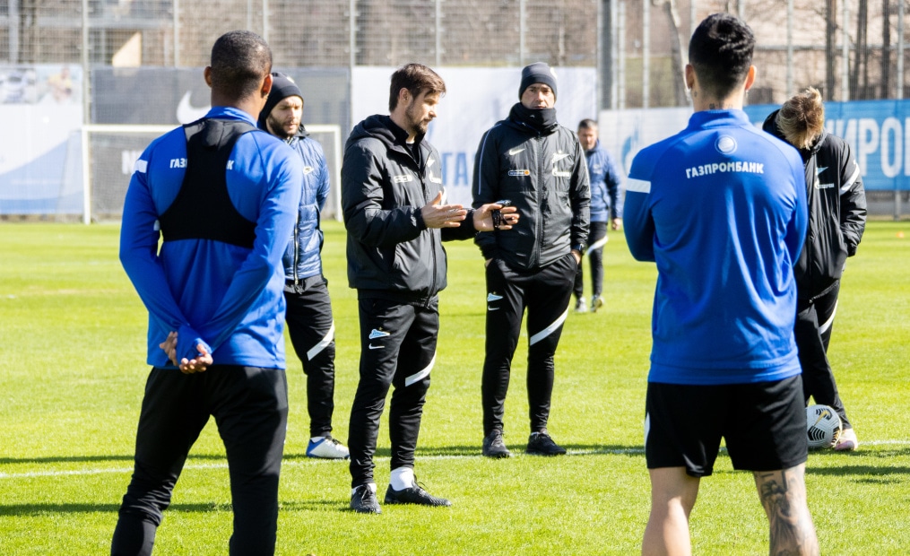Тренировка «Зенита» перед матчем с «Краснодаром»