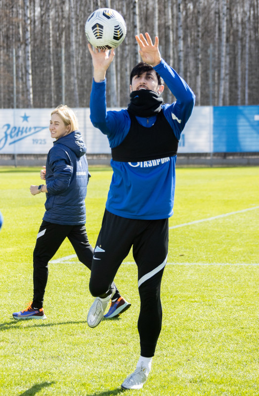 Тренировка «Зенита» перед матчем с «Краснодаром»