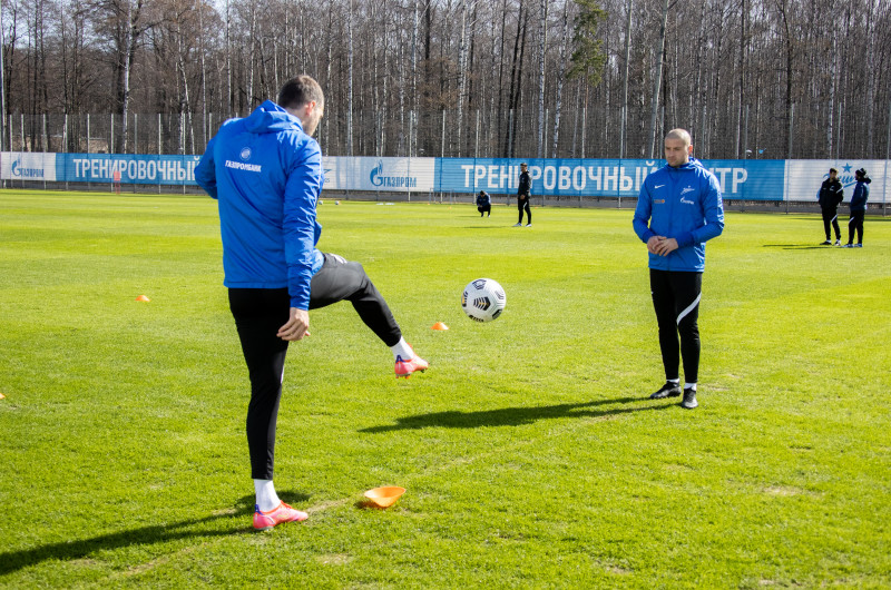 Тренировка «Зенита» перед матчем с «Краснодаром»