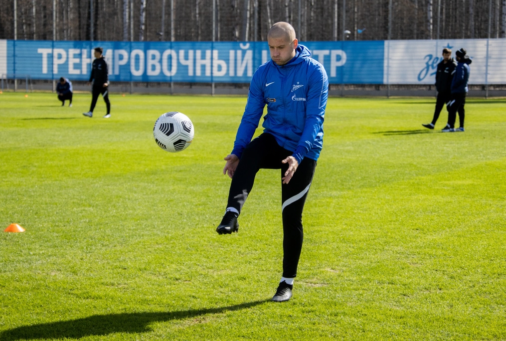 Тренировка «Зенита» перед матчем с «Краснодаром»