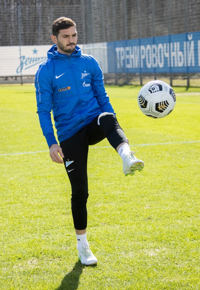 Тренировка «Зенита» перед матчем с «Краснодаром»