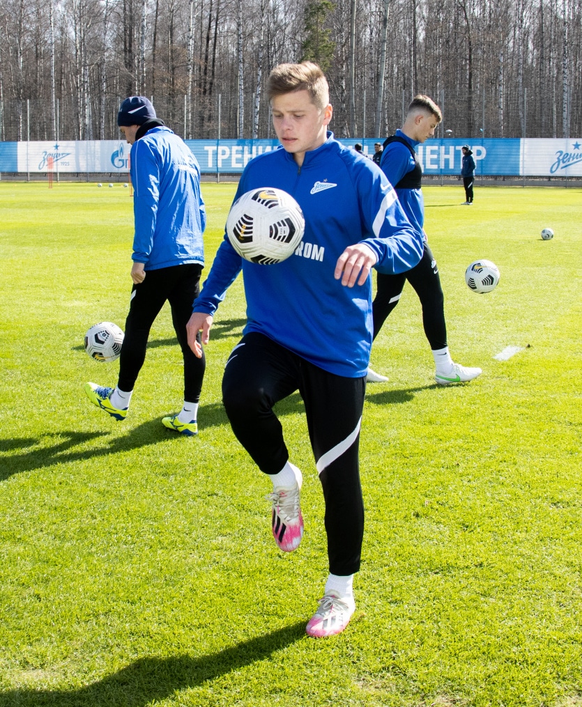 Тренировка «Зенита» перед матчем с «Краснодаром»