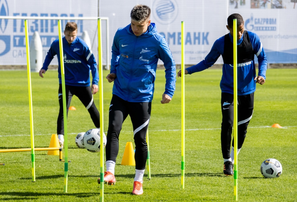 Тренировка «Зенита» перед матчем с «Краснодаром»