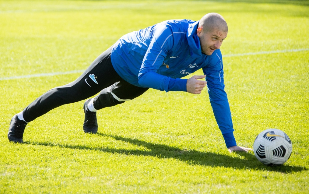 Тренировка «Зенита» перед матчем с «Краснодаром»