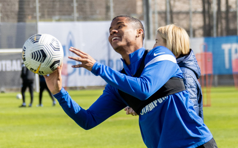 Тренировка «Зенита» перед матчем с «Краснодаром»