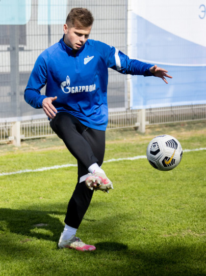 Тренировка «Зенита» перед матчем с «Краснодаром»