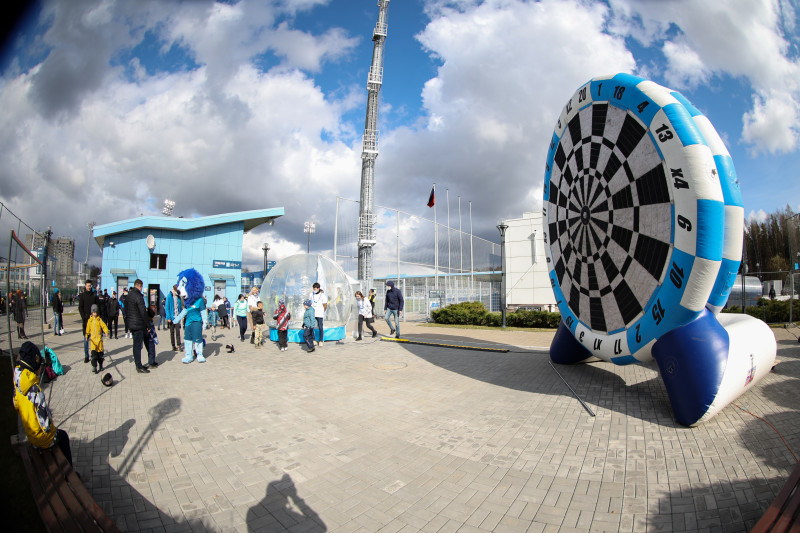 Фан-Променад на стадионе «Смена» на матче «Зенит»-м — «Спартак»-м