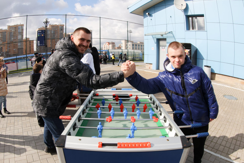 Фан-Променад на стадионе «Смена» на матче «Зенит»-м — «Спартак»-м