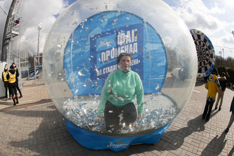 Фан-Променад на стадионе «Смена» на матче «Зенит»-м — «Спартак»-м