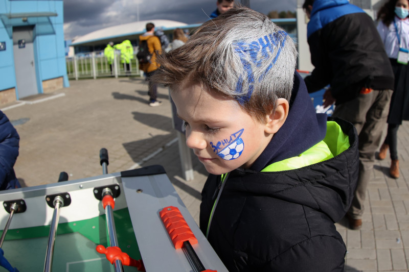 Фан-Променад на стадионе «Смена» на матче «Зенит»-м — «Спартак»-м