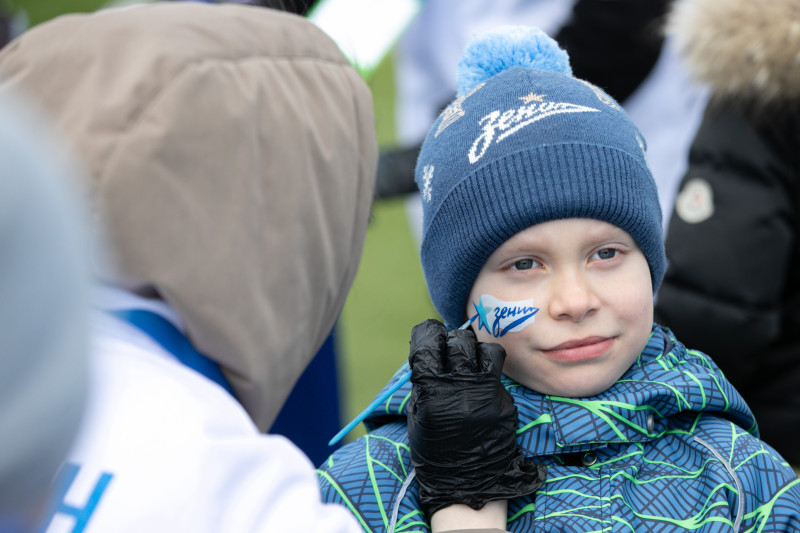 Фан-Променад на стадионе «Смена» на матче «Зенит»-м — «Спартак»-м