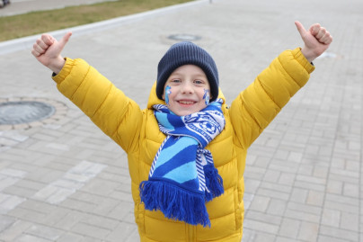 Фан-Променад на стадионе «Смена» на матче «Зенит»-м — «Спартак»-м