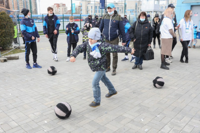 Фан-Променад на стадионе «Смена» на матче «Зенит»-м — «Спартак»-м