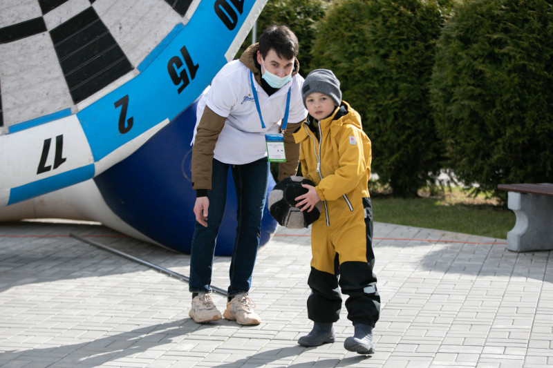 Фан-Променад на стадионе «Смена» на матче «Зенит»-м — «Спартак»-м