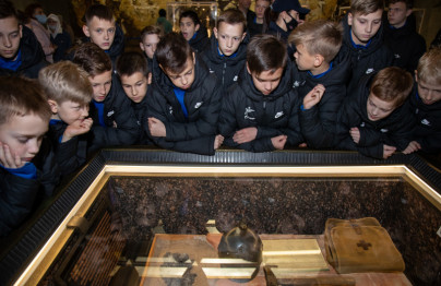 Команды Академии «Зенита» посетили Монумент героическим защитникам Ленинграда