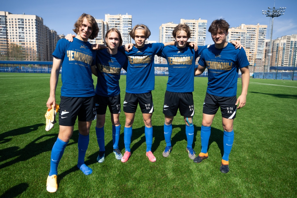 Поздравление команды «Зенит» U-17 с победой в ЮФЛ-2