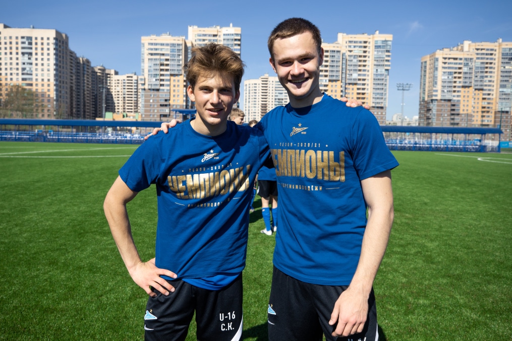 Поздравление команды «Зенит» U-17 с победой в ЮФЛ-2