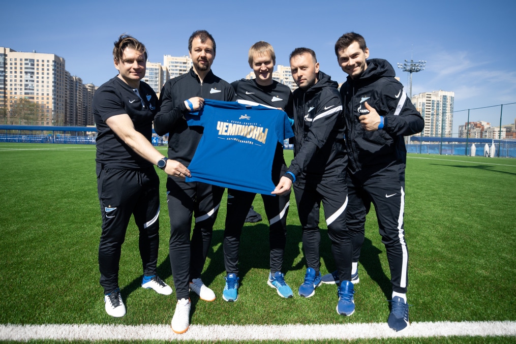 Поздравление команды «Зенит» U-17 с победой в ЮФЛ-2