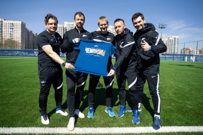 Поздравление команды «Зенит» U-17 с победой в ЮФЛ-2