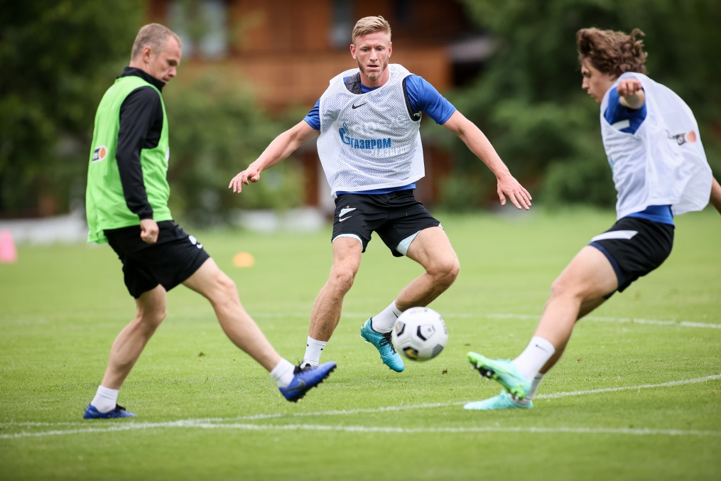 «Газпром» — тренировочные сборы в Австрии: 30 июня, утренняя тренировка