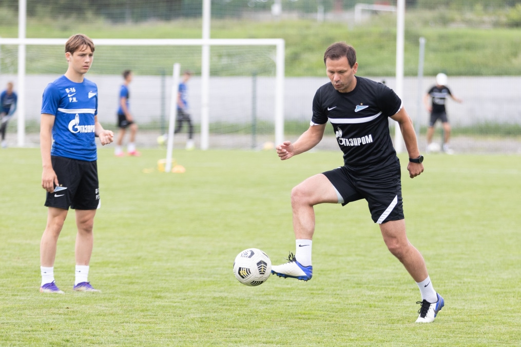 «Газпром» — тренировочные сборы «Зенита»-м в в Ставропольском крае: 7 июля, утренняя тренировка
