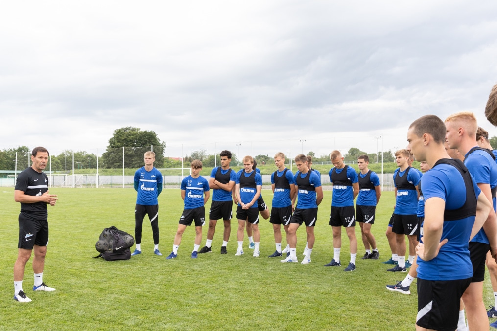 «Газпром» — тренировочные сборы «Зенита»-м в в Ставропольском крае: 7 июля, утренняя тренировка