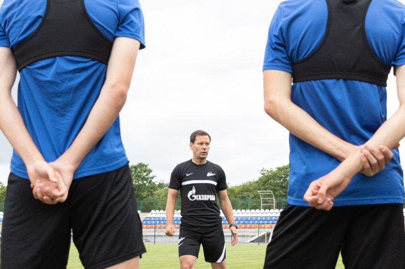 «Газпром» — тренировочные сборы «Зенита»-м в в Ставропольском крае: 7 июля, утренняя тренировка