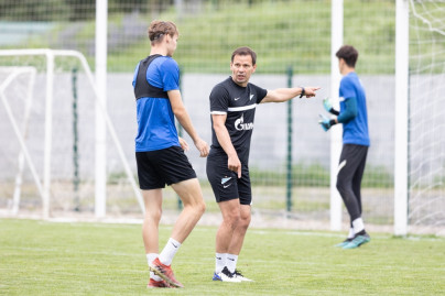 «Газпром» — тренировочные сборы «Зенита»-м в в Ставропольском крае: 7 июля, утренняя тренировка