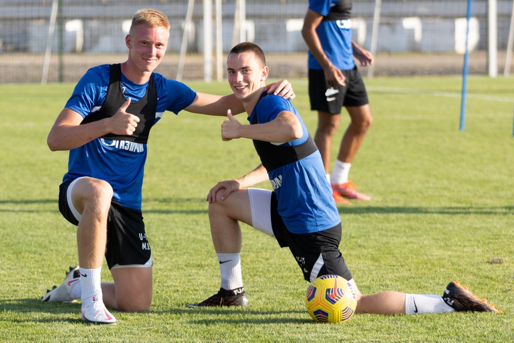 «Газпром» — тренировочные сборы «Зенита»-м в Ставропольском крае: 11 июля, вечерняя тренировка