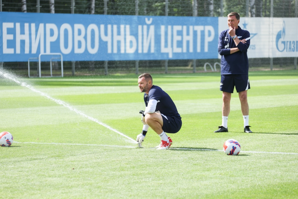 Тренировка «Зенита» перед матчем с «Химками»