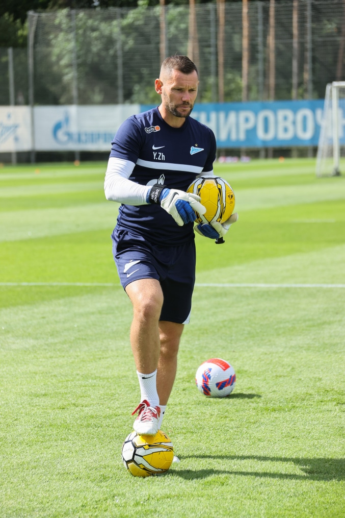 Тренировка «Зенита» перед матчем с «Химками»