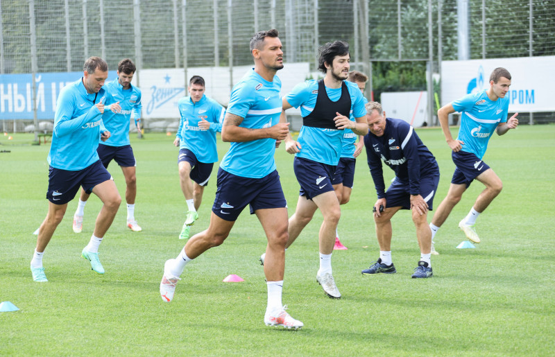 Тренировка «Зенита» перед матчем с «Химками»