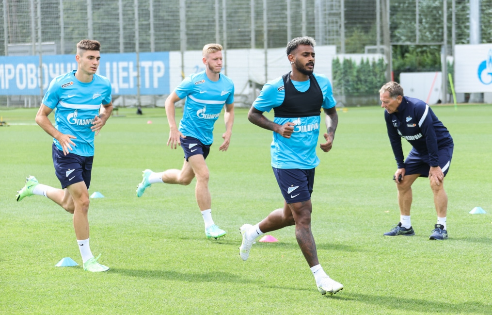 Тренировка «Зенита» перед матчем с «Химками»