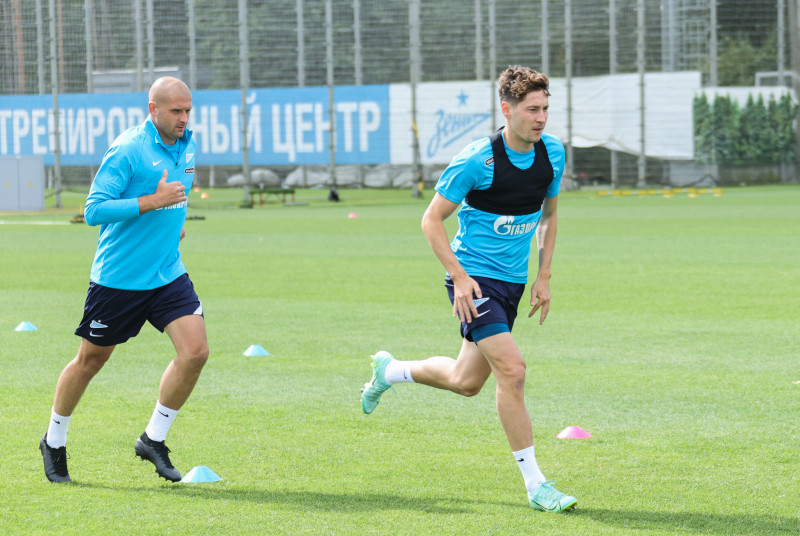 Тренировка «Зенита» перед матчем с «Химками»