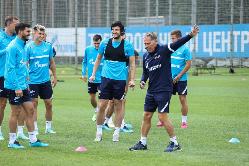Тренировка «Зенита» перед матчем с «Химками»