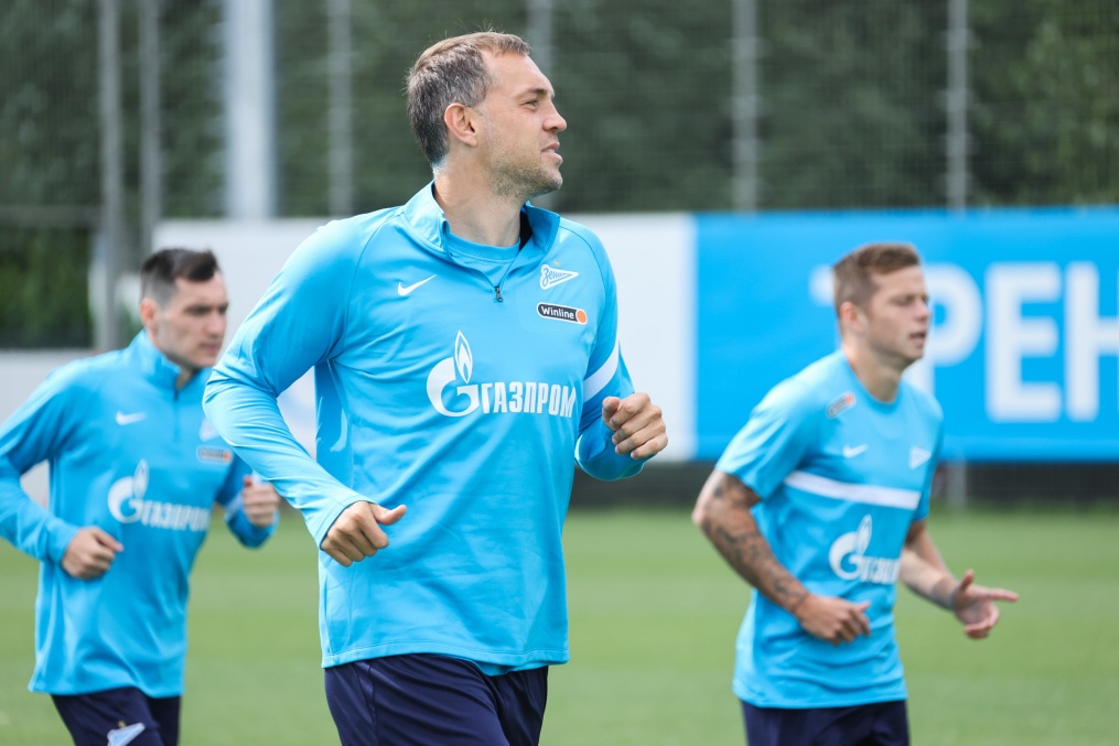 Тренировка «Зенита» перед матчем с «Химками»