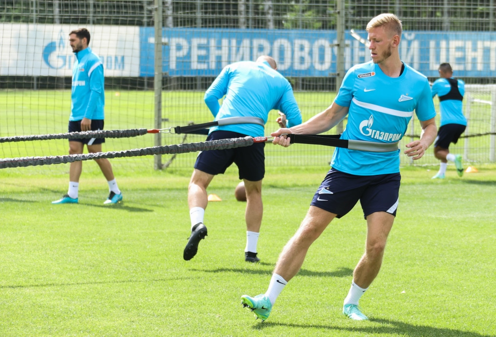 Тренировка «Зенита» перед матчем с «Химками»