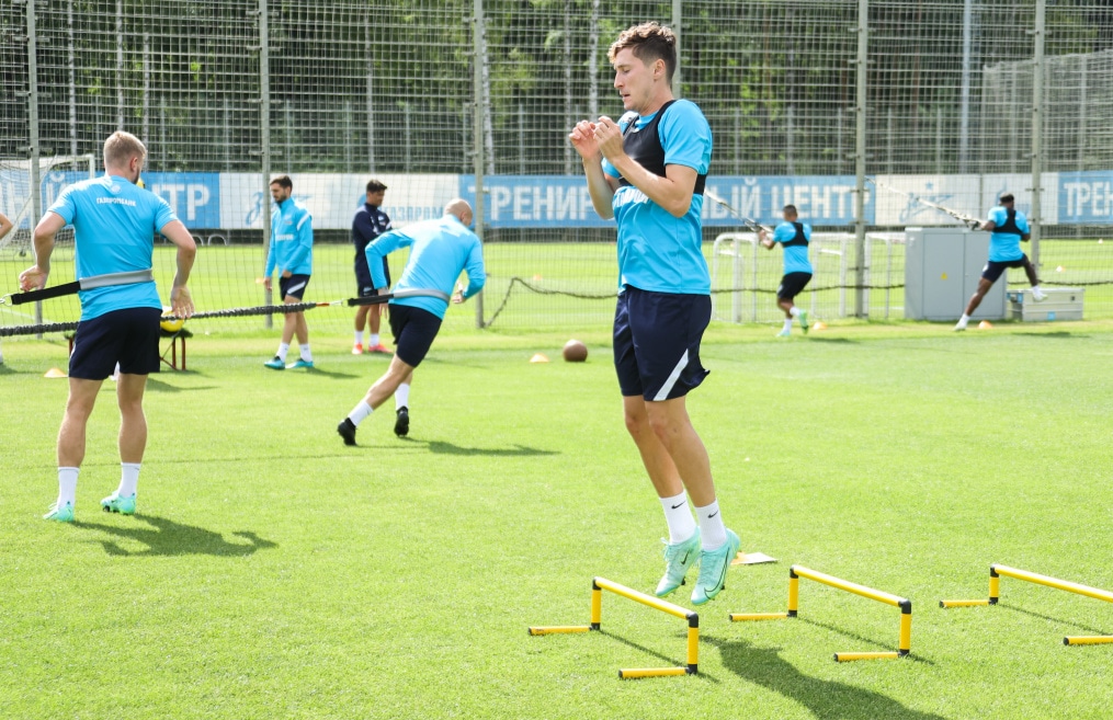 Тренировка «Зенита» перед матчем с «Химками»