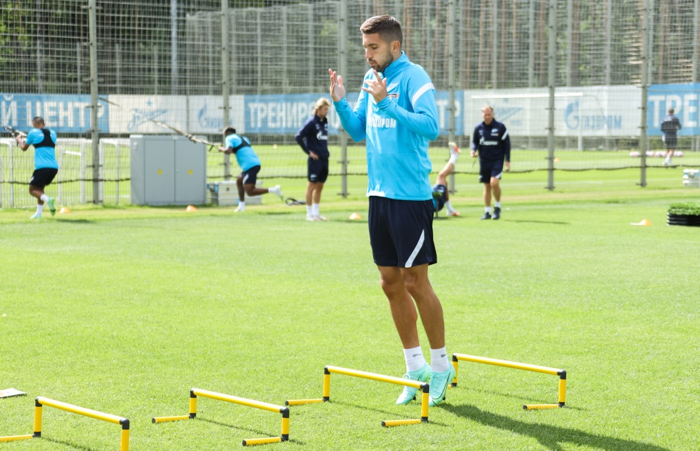 Тренировка «Зенита» перед матчем с «Химками»