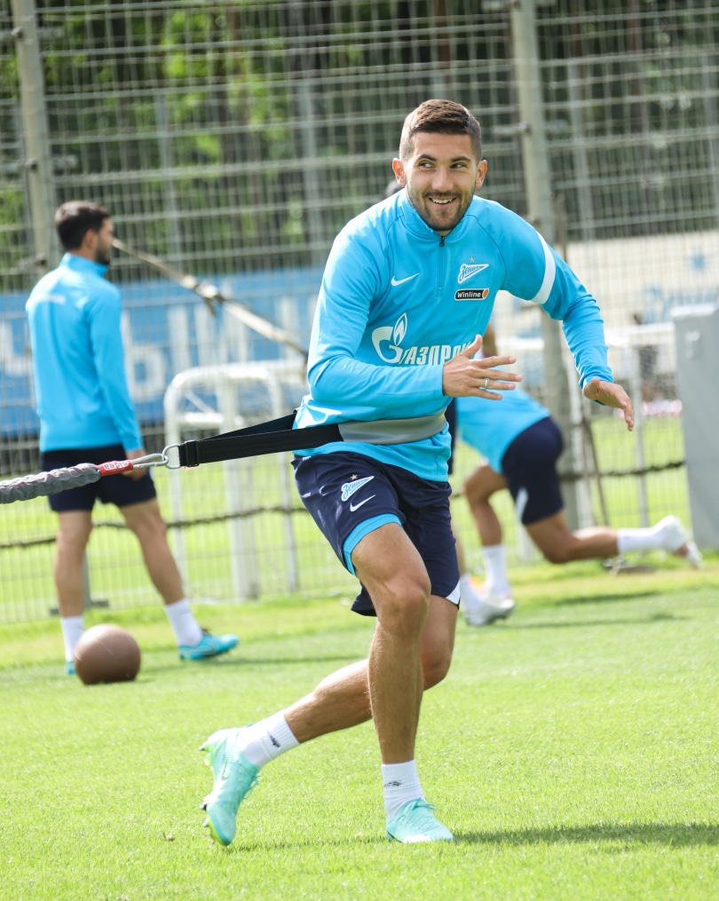 Тренировка «Зенита» перед матчем с «Химками»