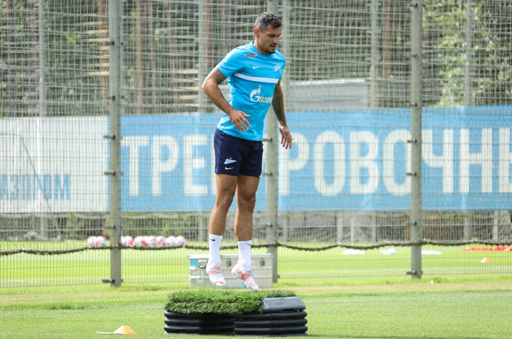 Тренировка «Зенита» перед матчем с «Химками»