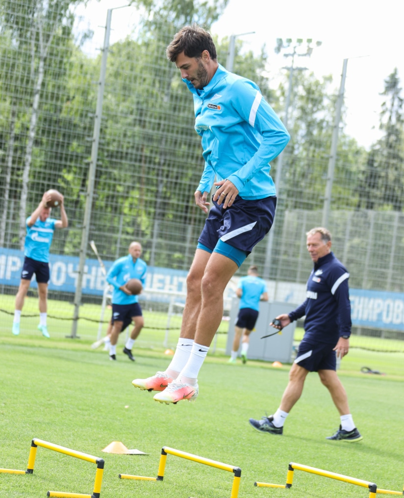 Тренировка «Зенита» перед матчем с «Химками»