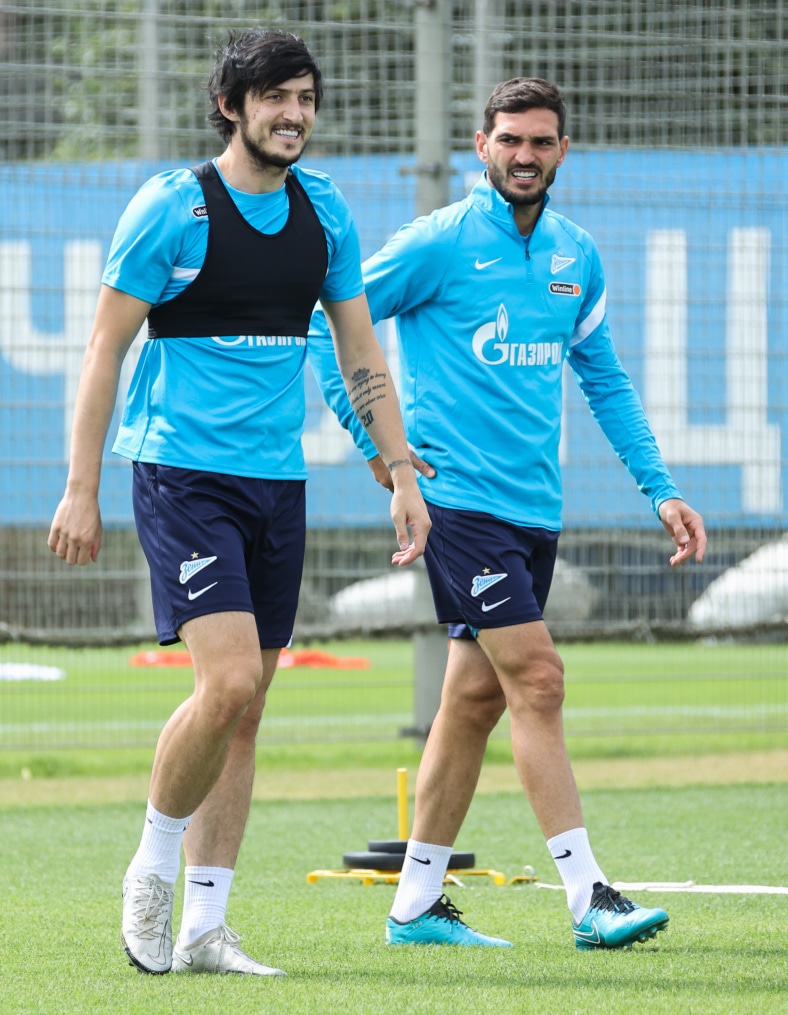 Тренировка «Зенита» перед матчем с «Химками»