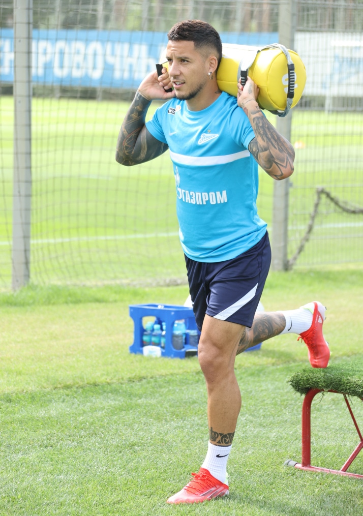 Тренировка «Зенита» перед матчем с «Химками»